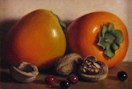 Persimmons, Cranberries and Nuts