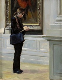 Girl in Art Museum