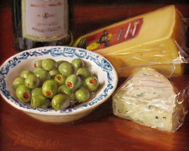 Green Olives and Cheese