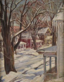 Front Porches in Winter