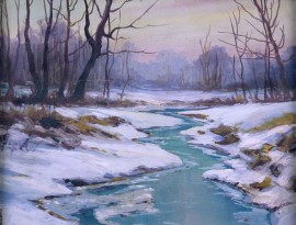 Winter Stream (double sided)
