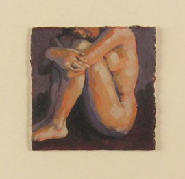 Female Nude Holding Knees