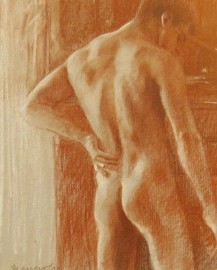 Male Nude, Standing