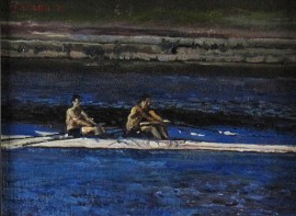 Two-Man White Scull