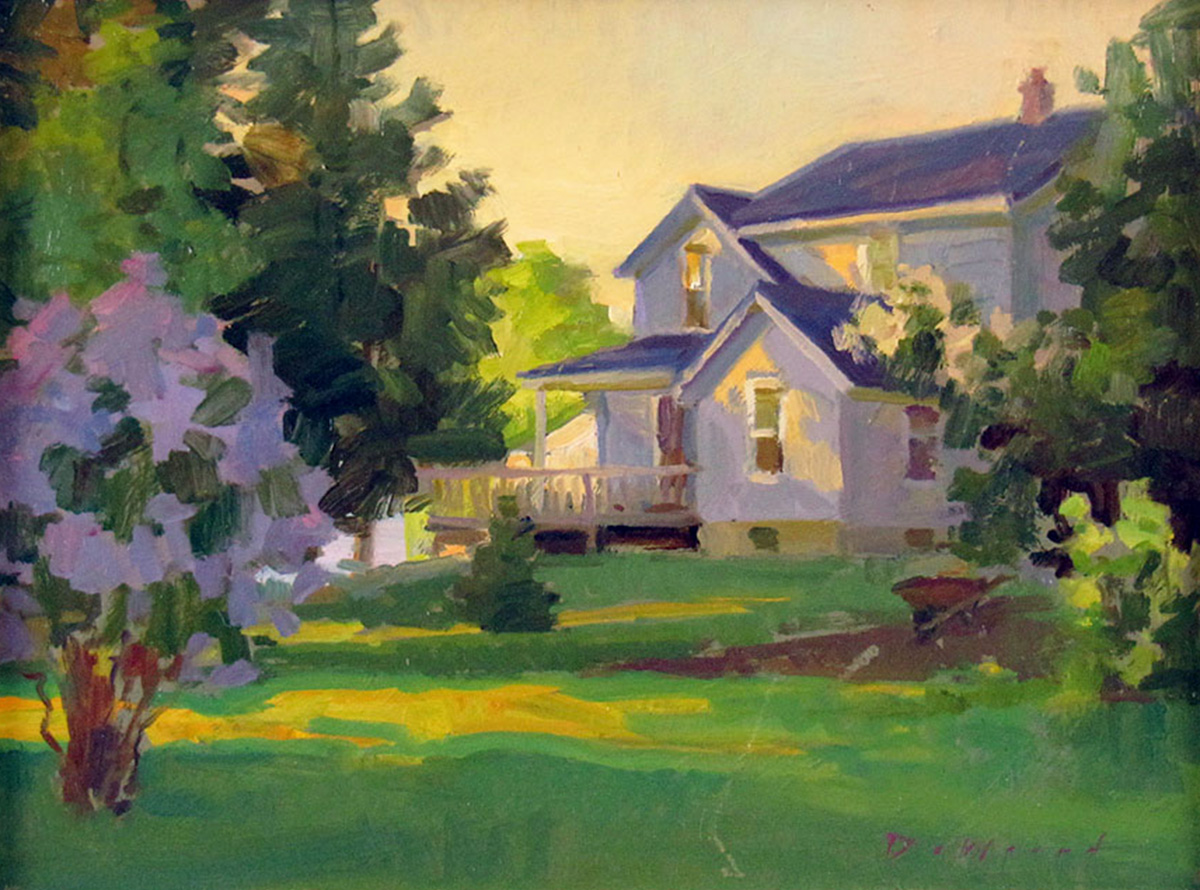 First Light, Farm and Lilacs – Janus Galleries