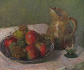 Fruit Still Life with Pitcher and Glass