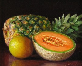 Pineapple and Cantaloupe