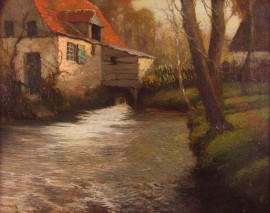 Late Afternoon Mill Stream