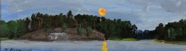 Moonrise Over Summer Lake #86
