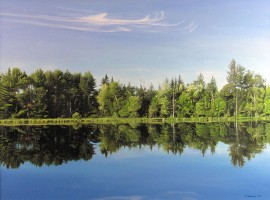 Perfect Reflections on Emmons Pond